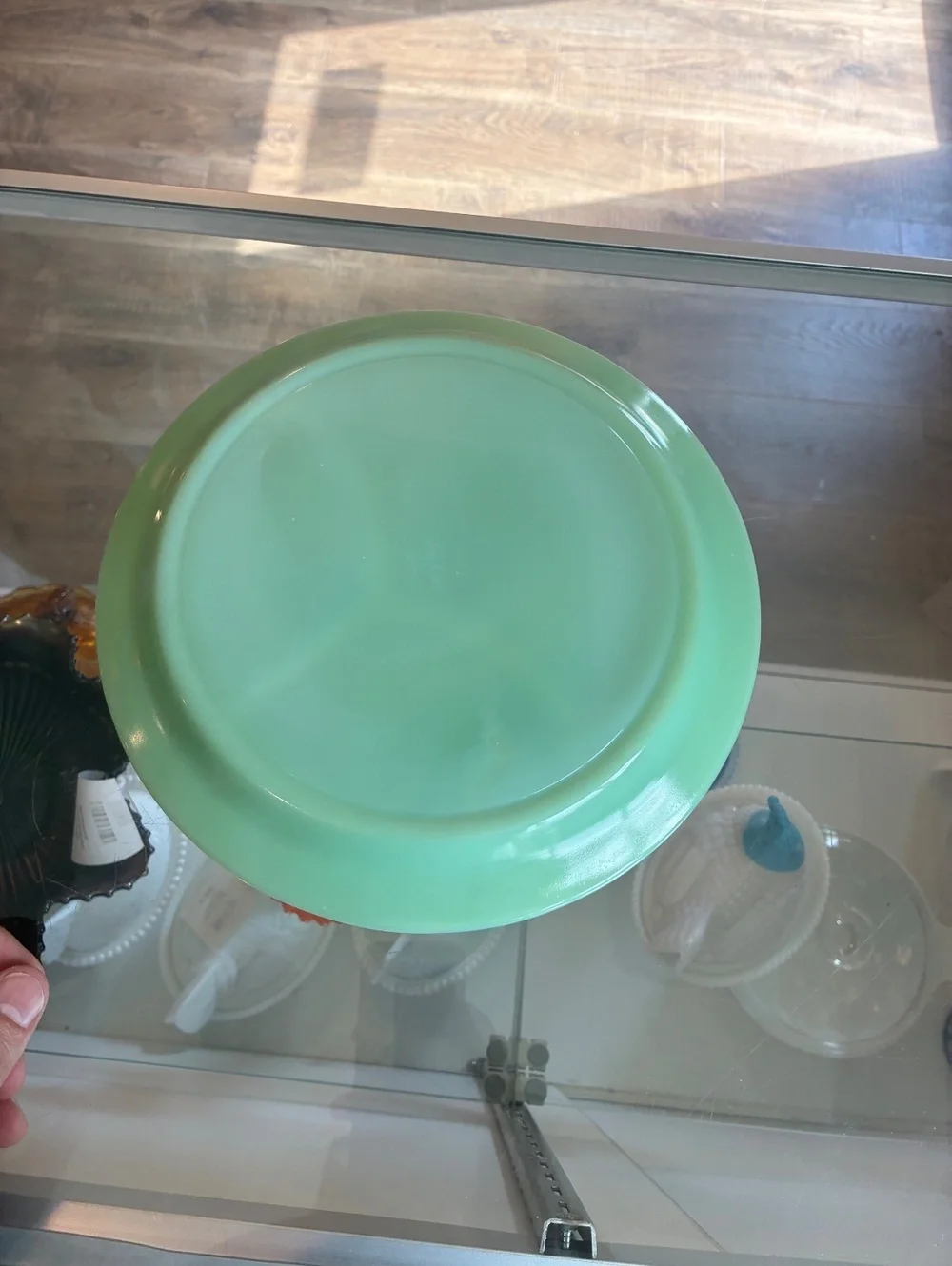 Fire King Jadeite Divided Plate Vintage Restaurant Ware Grill Plate